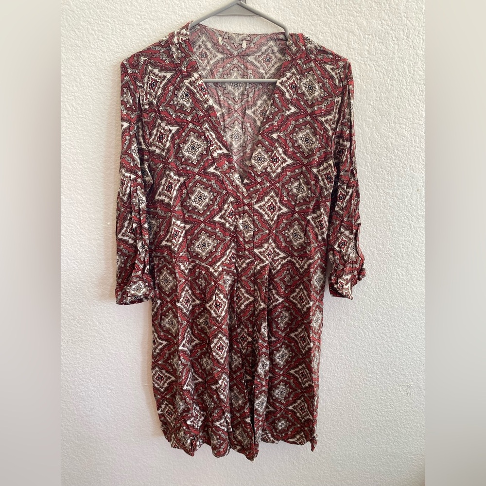 Boho Patterned Dress